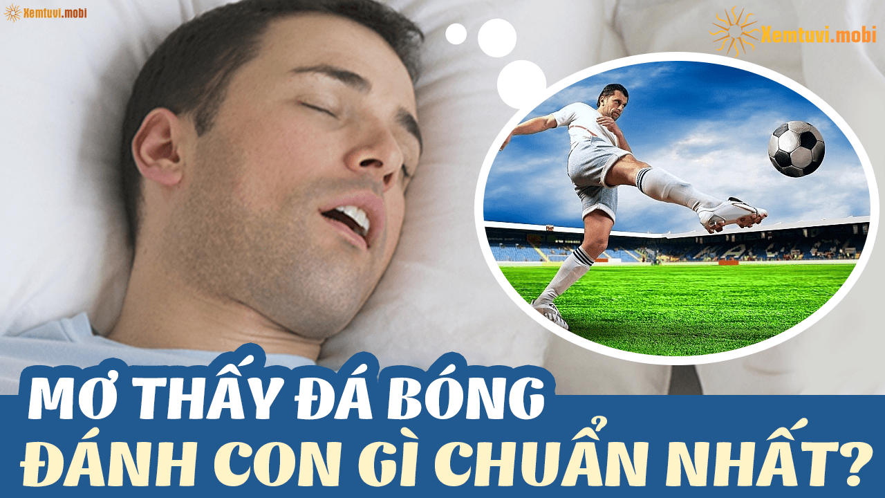 Mơ thấy đi đá bóng đánh số gì?